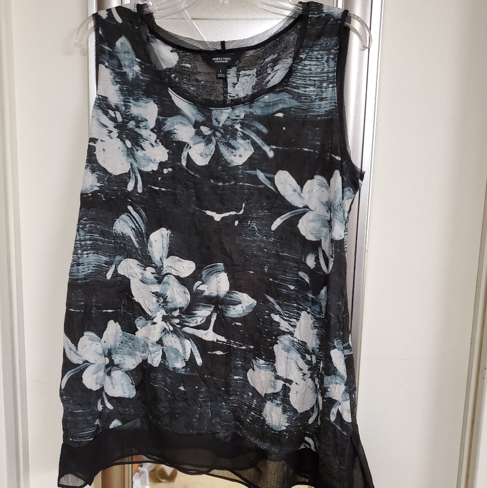 Black & White Vera Wang Shirt